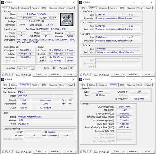 ASRock Z490 PRO4主机板开箱测试/Z490亲民板、K系列处理器入门好选择(35)