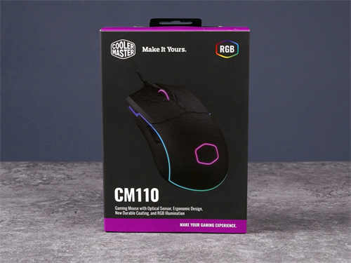 Cooler Master CM110 CM310电竞滑鼠开箱/千元内亲民价格、左右对称鼠身、环绕照明灯条(1)