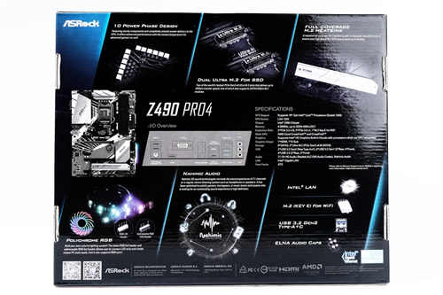 ASRock Z490 PRO4主机板开箱测试/Z490亲民板、K系列处理器入门好选择(2)
