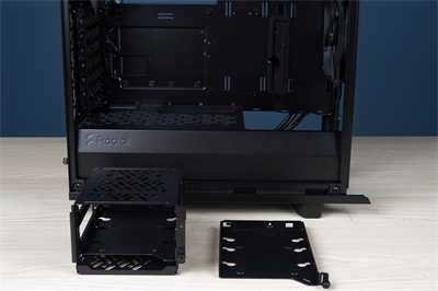 Fractal Design Define 7 Compact机壳开箱试组/ATX主机板空间，北欧极简美学(14)