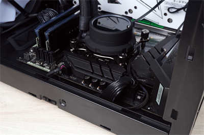 Fractal Design Define 7 Compact机壳开箱试组/ATX主机板空间，北欧极简美学(25)