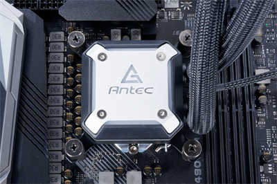 Antec Neptune海王星240 ARGB一体式水冷散热器/银色金属顶盖、水冷马达一体式散热设计(16)