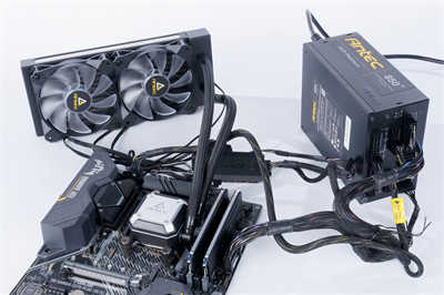 Antec Neptune海王星240 ARGB一体式水冷散热器/银色金属顶盖、水冷马达一体式散热设计(17)