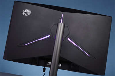Cooler Master GM27-CF、GM34-CW电竞显示器/主流尺寸、1500R舒适曲度、信仰金属底座(11)
