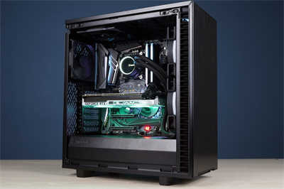 Fractal Design Define 7 Compact机壳开箱试组/ATX主机板空间，北欧极简美学(29)