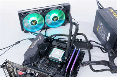 Antec Neptune海王星240 ARGB一体式水冷散热器/银色金属顶盖、水冷马达一体式散热设计(19)