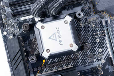 Antec Neptune海王星240 ARGB一体式水冷散热器/银色金属顶盖、水冷马达一体式散热设计(12)