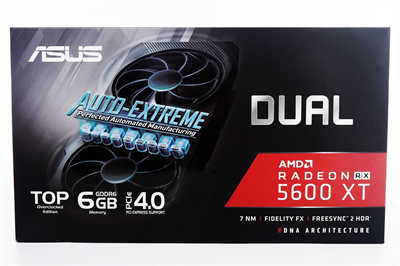 ASUS DUAL RX 5600 XT T6G EVO显示卡测试报告/升级14Gbps记忆体速度、剑指进阶1080P游戏市场