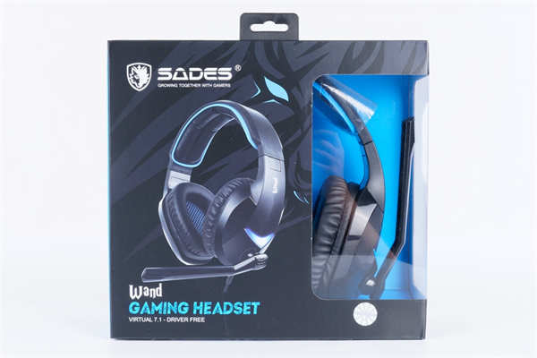 赛德斯 SADES Wand 魔杖电竞耳机 / 7.1 3D 环绕声、创造电竞中的致胜先机