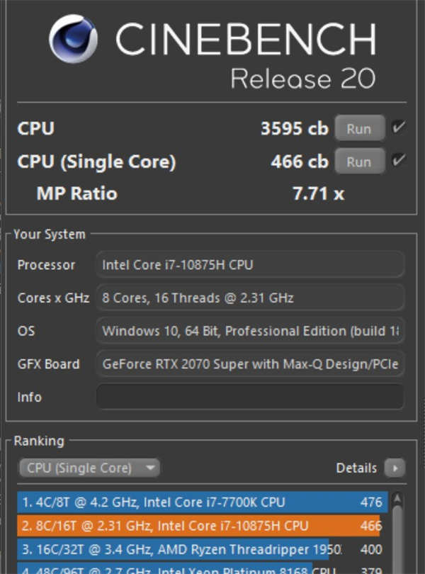 GIGABYTE AERO 17 HDR创作笔电测试报告/4K Pantone校色Studio效能优化(57)