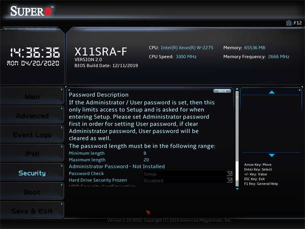 SuperMicro X11SRA-F 主机板开箱测试 / C422 晶片组、商用定位、Cascade Lake-W 支(28)