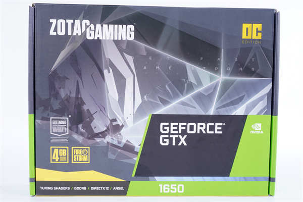 ZOTAC GAMING  GTX 1650 OC GDDR6 显示卡开箱测试 / 单风扇小巧外型、记忆体 GDDR6(1)