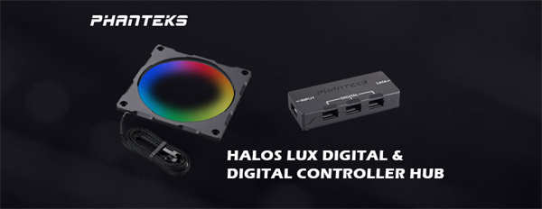重新定义发光风扇！Phanteks Halos Lux数位幻彩风扇框架ft.Phanteks D-RGB控制器