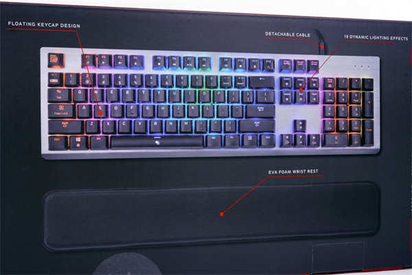 曜越NEPTUNE海王星RGB青轴 机械键盘/功能简化，造型更紧凑(2)