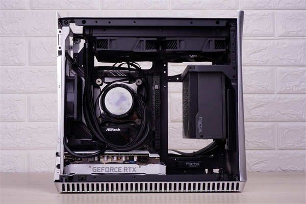 Fractal Design Era ITX机箱/实木上盖、流线铝合金外壳、一体式水冷、ATX/SFX随你装(29)