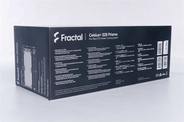 Fractal Design Celsius+ S28 Prisma一体式水冷散热器/ARGB 灯效、自家Prisma风扇搭载(3)