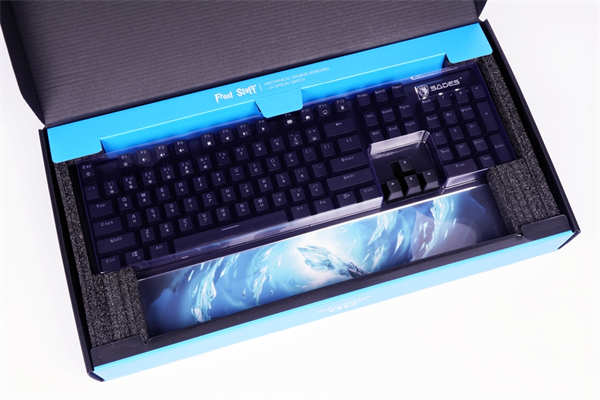 SADES FROST STAFF寒冰权杖 光轴键盘/一体式彩绘手托、防泼水镀膜键帽(2)