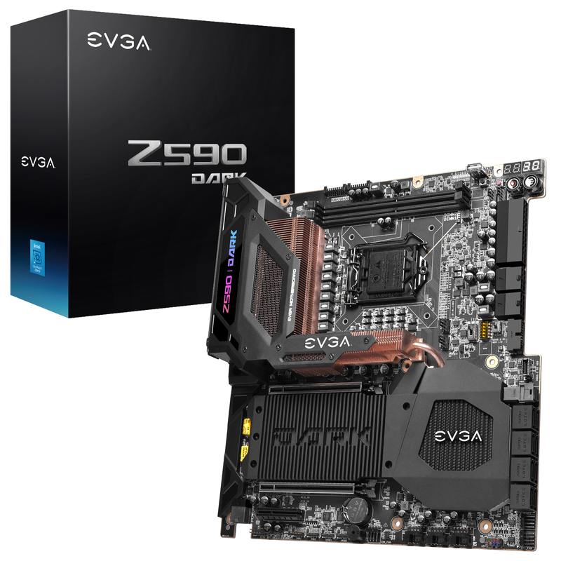 EVGA Z590 DARK主机板推出 – 21相VRM，支援DDR4-5333+ OC，定价599 美元(1)