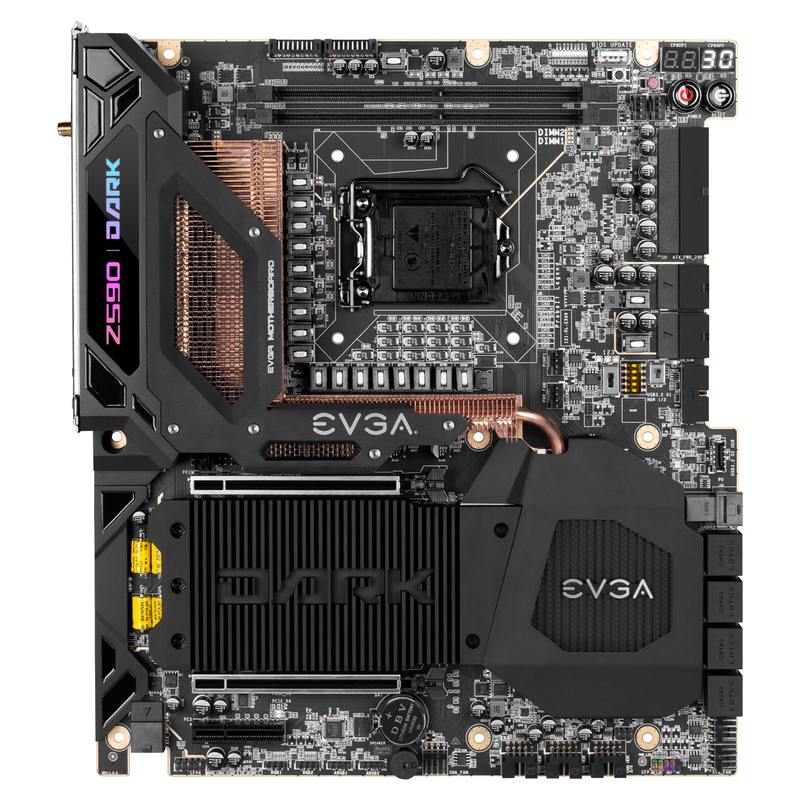 EVGA Z590 DARK主机板推出 – 21相VRM，支援DDR4-5333+ OC，定价599 美元(2)