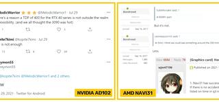 下一代旗舰GPU NVIDIA AD102和AMD NAVI31可能都消耗超过400W的功率