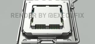 用于下一代Ryzen桌上型CPU的AMD AM5 CPU插槽最新渲染图曝光，LGA1718引脚设计