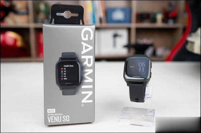 Garmin Venu Sq 音乐版开箱：运动音乐不间断、心跳血氧全天监测