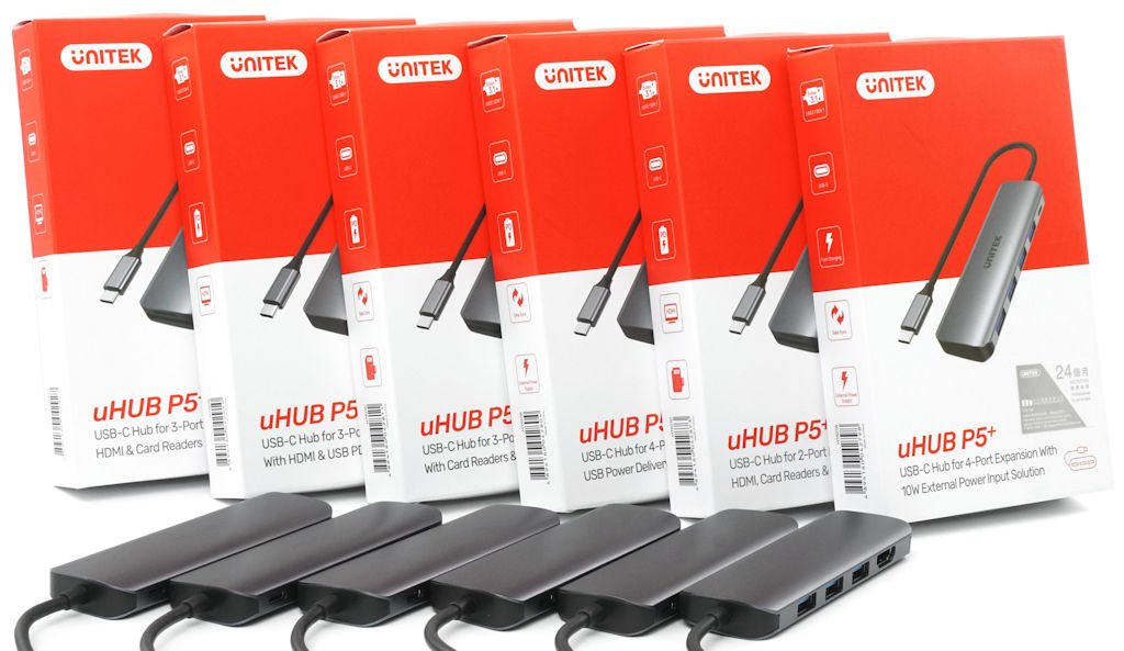 UNITEK uHUB P5+ 系列 USB-C Hub评测