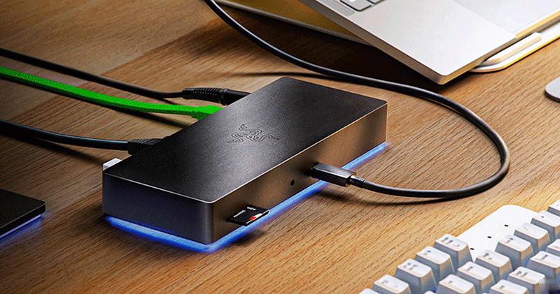 Razer 连 Thunderbolt 4 集线器也能走「电竞风」