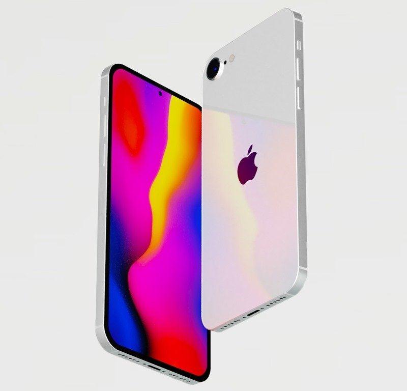 国外设计师分享 iPhone SE 2021 概念图，无边框与挖孔萤幕、侧边电源键指纹解锁