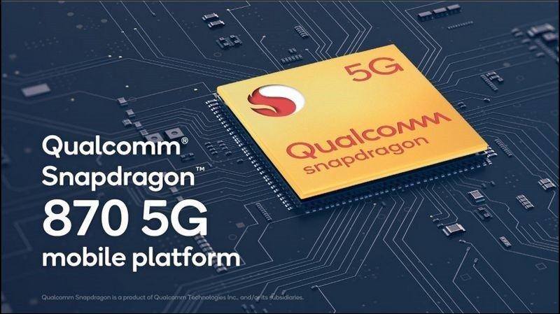 高通正式推出 Snapdragon 870 5G 行动平台，小米、MOTO、一加等品牌将使用