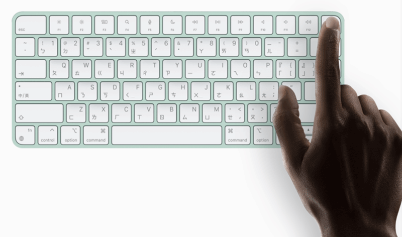 全新 Magic Keyboard 键盘的 Touch ID 仅相容于 M1 Mac 机种
