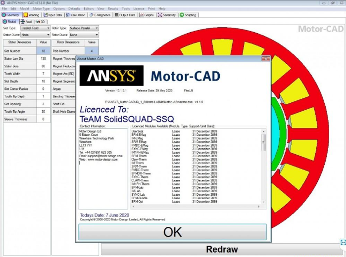 ANSYS Motor-CAD13(电动机仿真软件)
