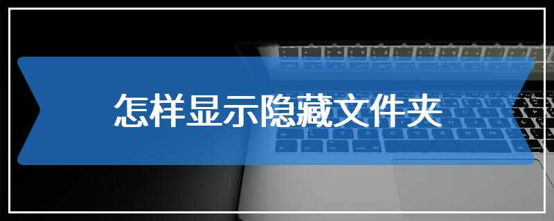 怎样显示隐藏文件夹