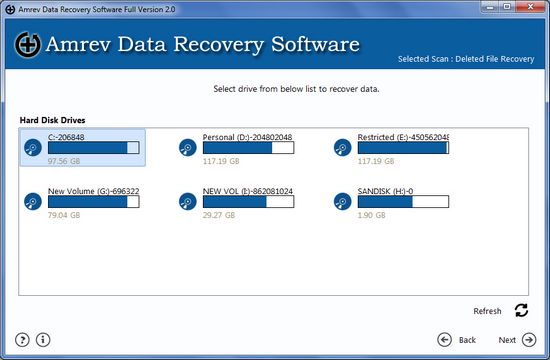 Amrev Data Recovery磁盘数据恢复工具