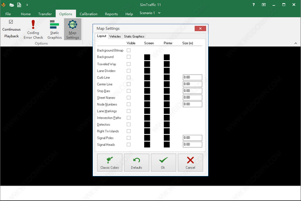 SimTraffic(城市交通网络建模工具)