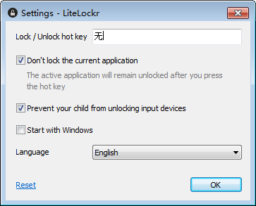 LiteLockr(关闭键盘鼠标)