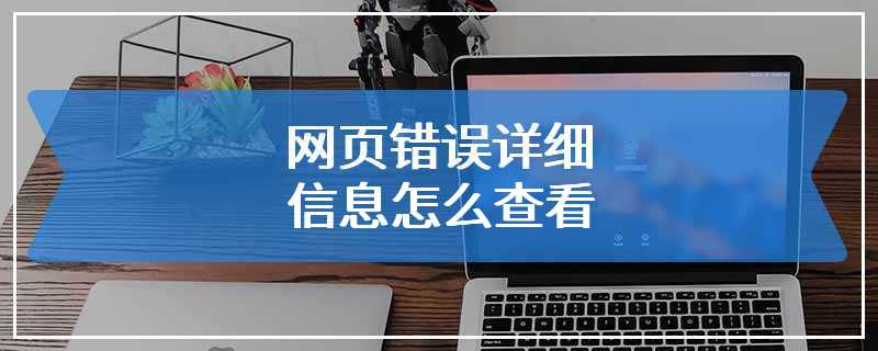 网页错误详细信息怎么查看