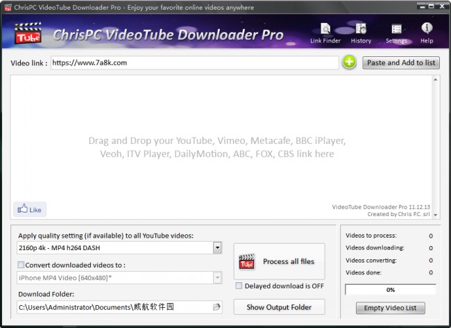 ChrisPC VideoTube Downloader Pro