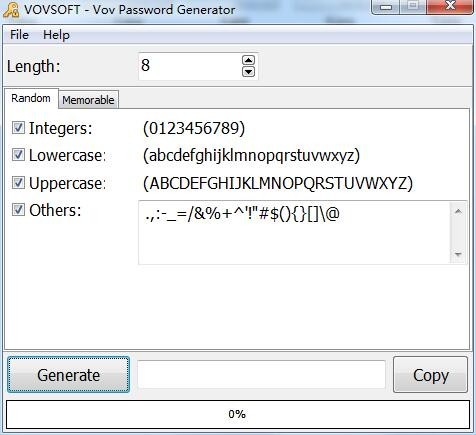 Vov Password Generator(密码生成器)