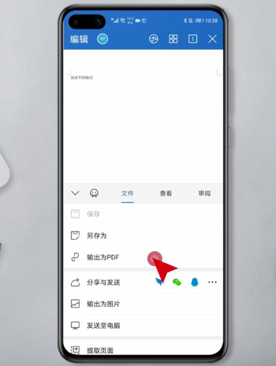 手机WPS怎么保存不同格式(4)