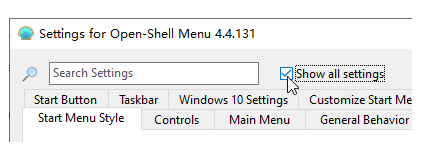 Open Shell Menu(windows经典开始菜单软件)