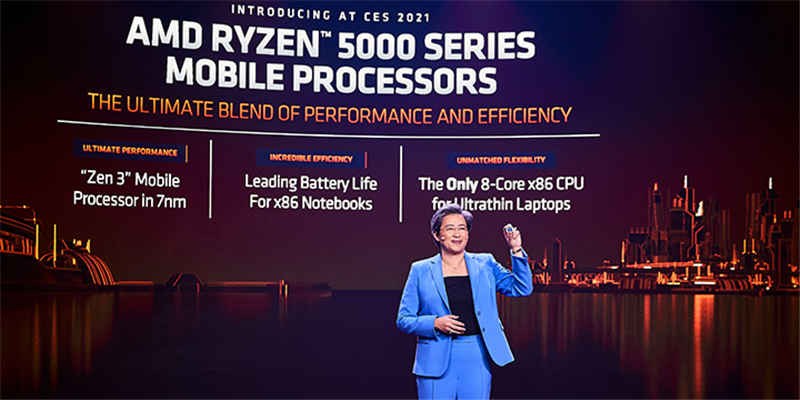 AMD在CES 2021主题演讲发表全球最强大行动处理器(1)