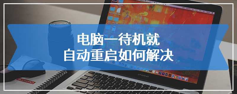 电脑一待机就自动重启如何解决