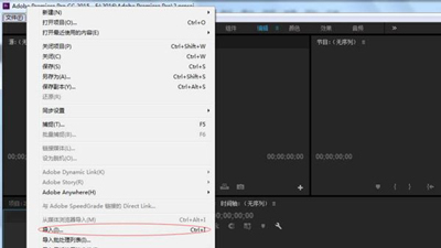 premiere怎么导入视频素材(3)