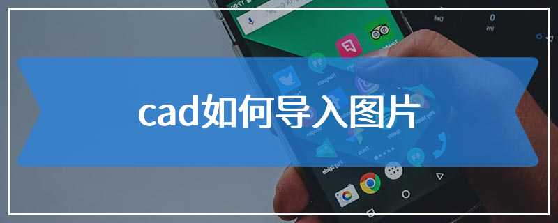 cad如何导入图片