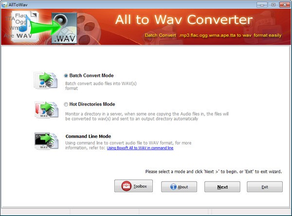 Boxoft All to Wav Converter(Wav音频格式转换器)