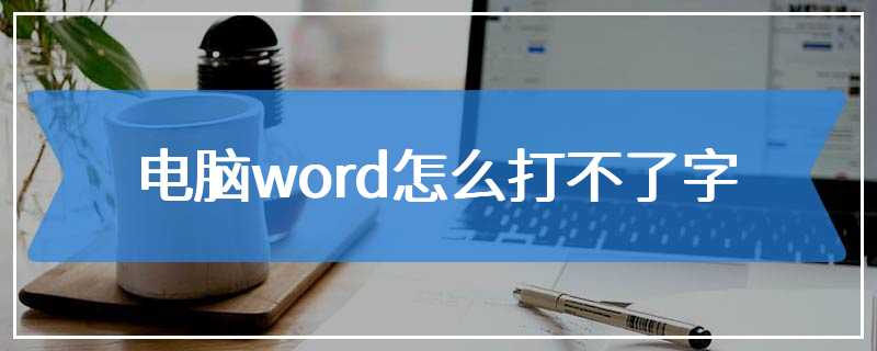 电脑word怎么打不了字