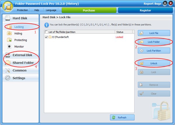 ThunderSoft Folder Password Lock(文件夹加密软件)