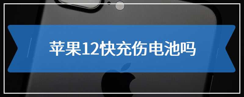 苹果12快充伤电池吗