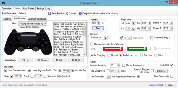 DS4Window(PS4手柄控制软件)